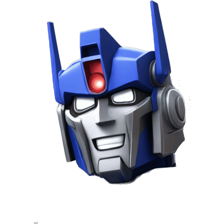 Optimus prime happy emoji