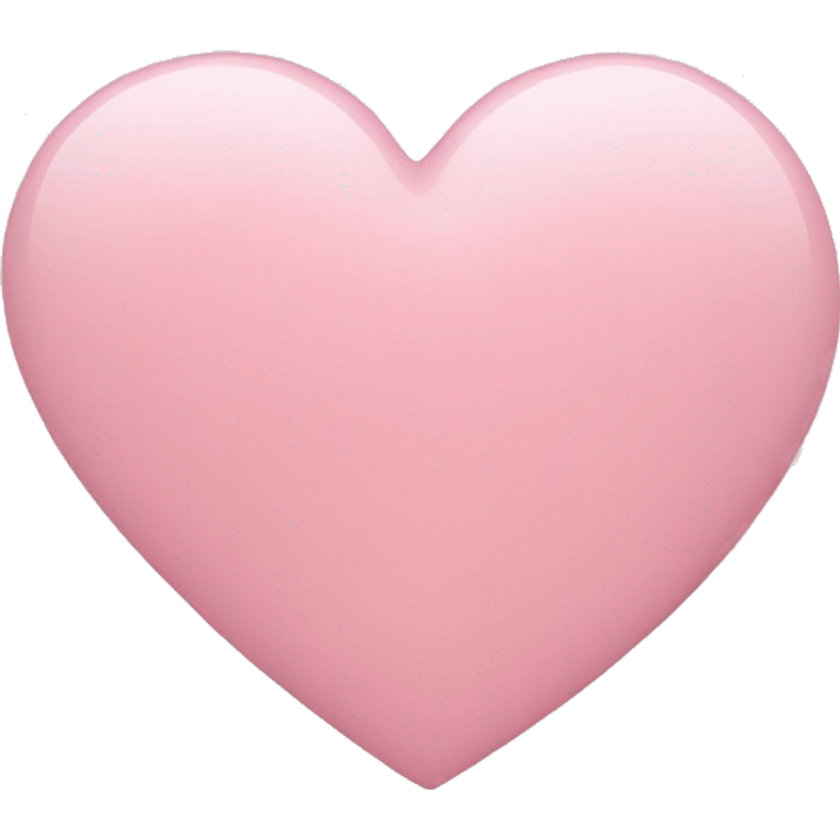 Light pink heart emoji