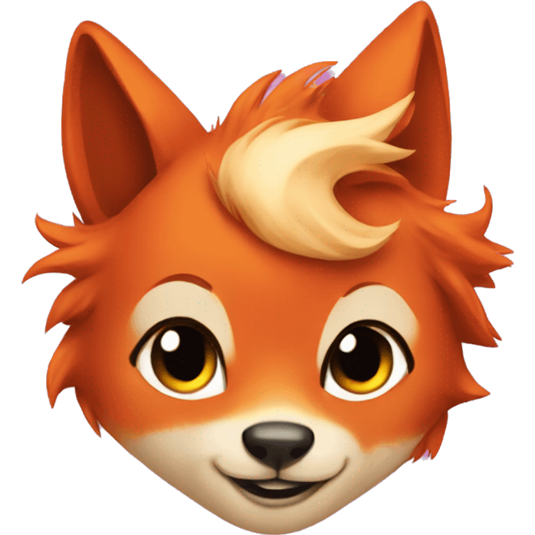 female firefox in love  emoji