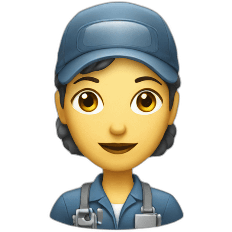 woman machinist emoji