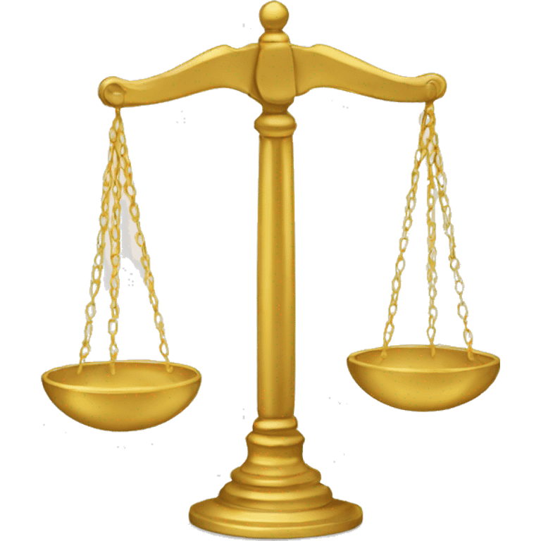 scales of justice gold emoji