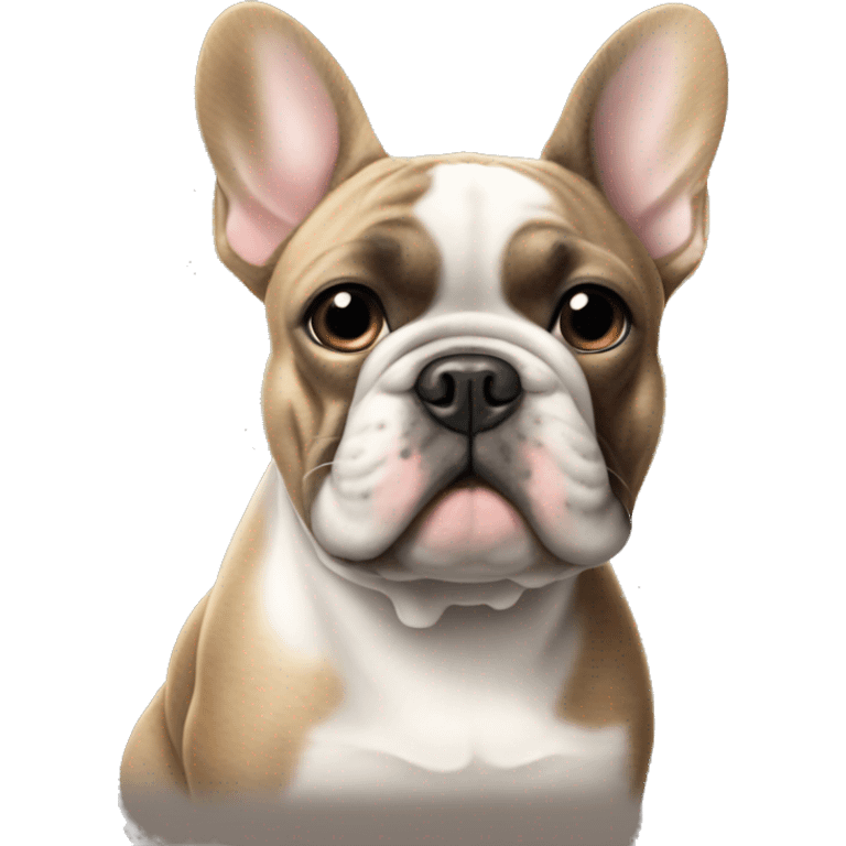 brindle french bulldog  emoji