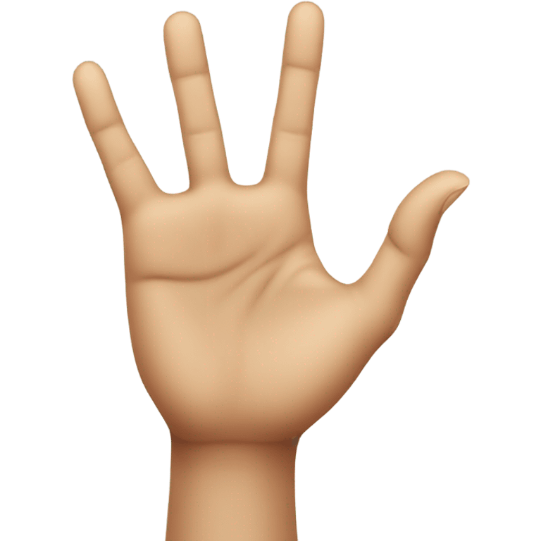 a hand making a w emoji