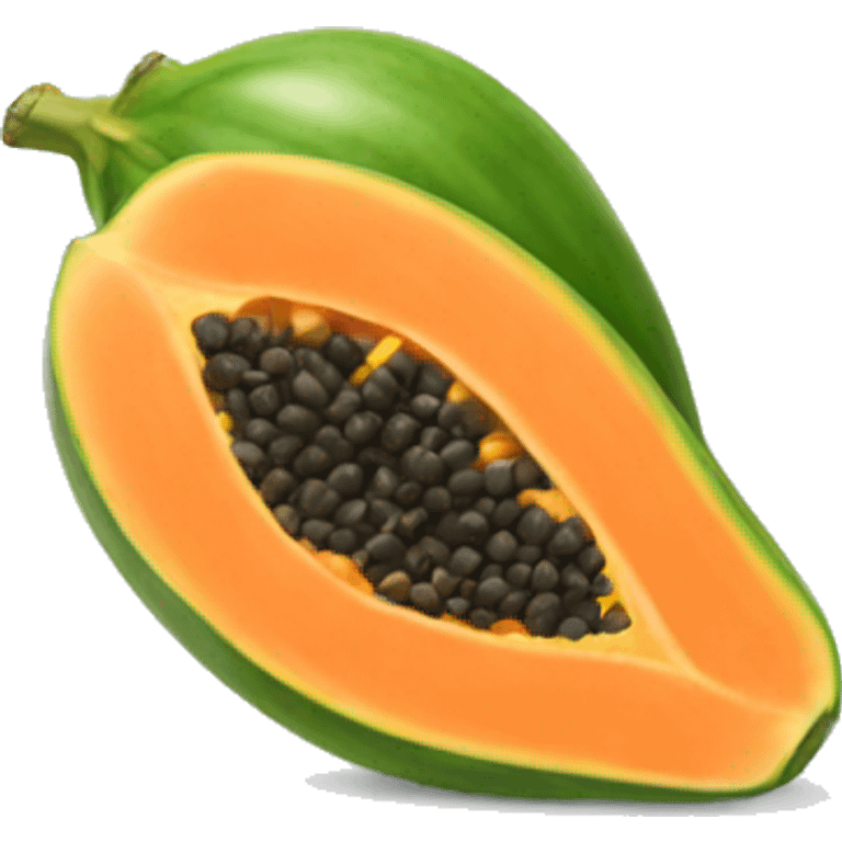 Papaya emoji