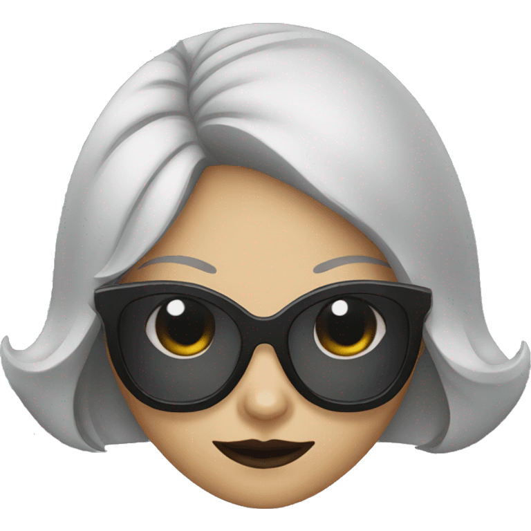 Female vampire with sunglasses emoji