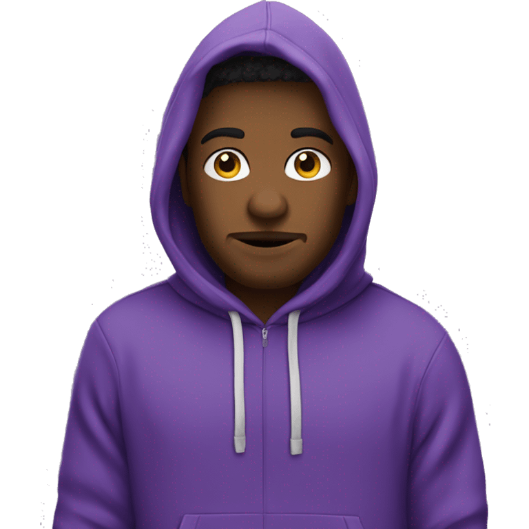 snaiky in hoodie purple emoji