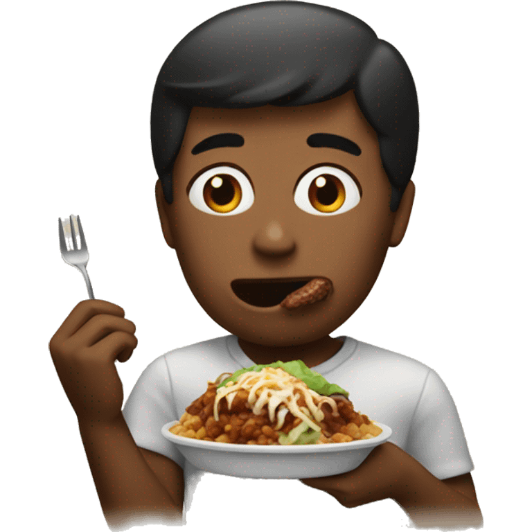 Eating chipotle emoji