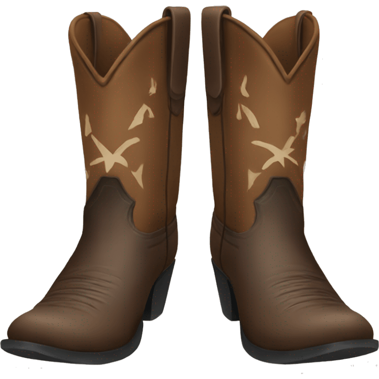 Cowboy boots emoji