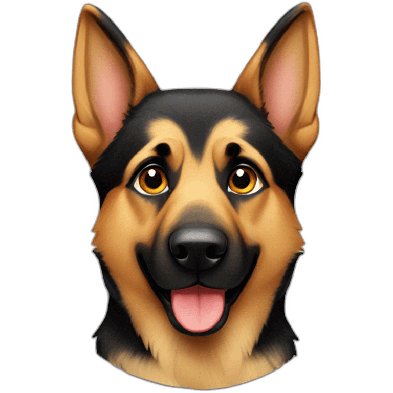 German Shepard emoji