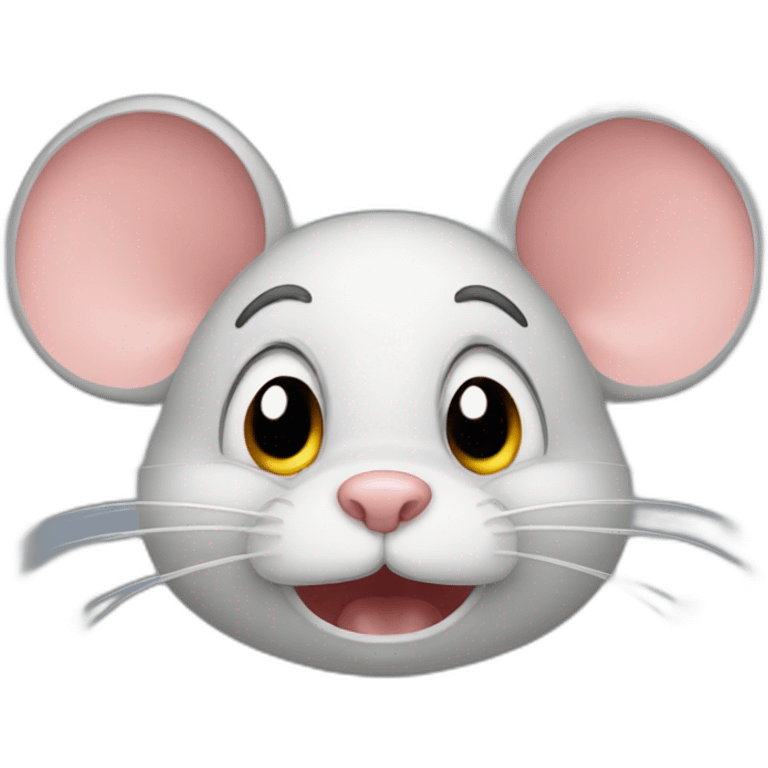 Upset mouse emoji