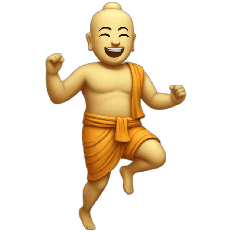 running-buddah emoji