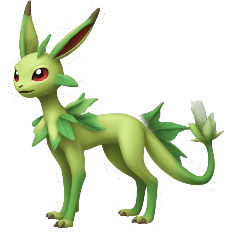 Leafeon-Flygon-Tropius full body emoji