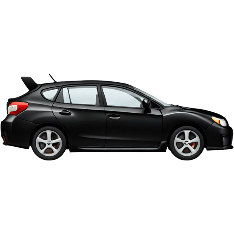 Black subaru Impreza 2010 emoji