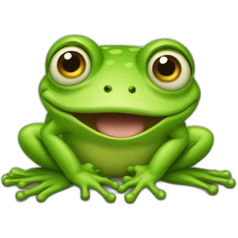 stupid frog emoji