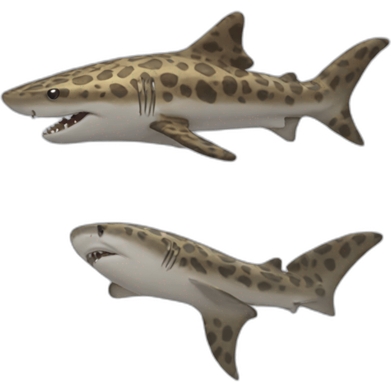 Leopard shark emoji