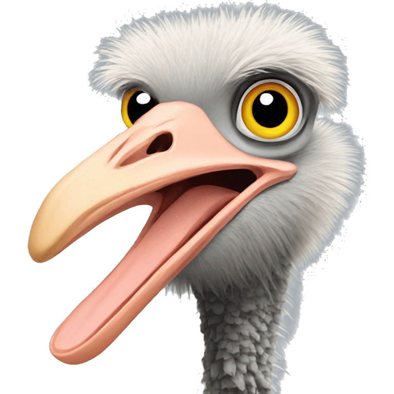 ostrich emoji