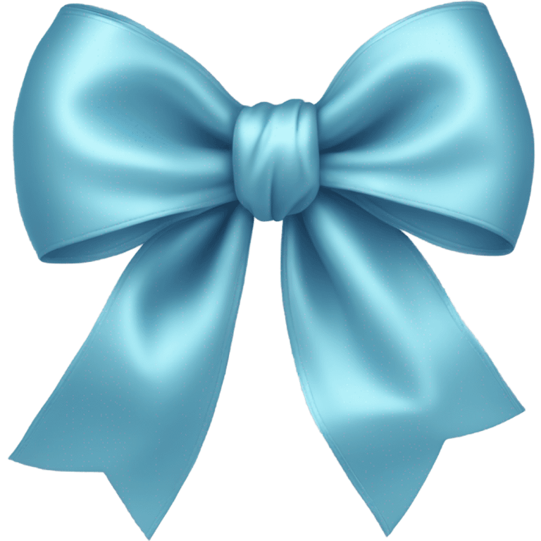 A light blue bow emoji