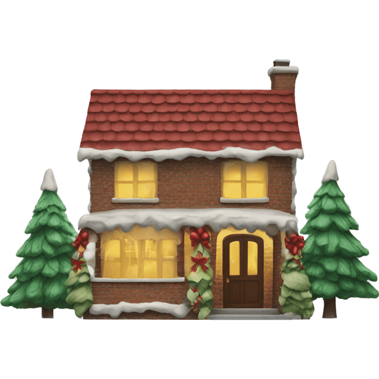 CHRISMAS house emoji