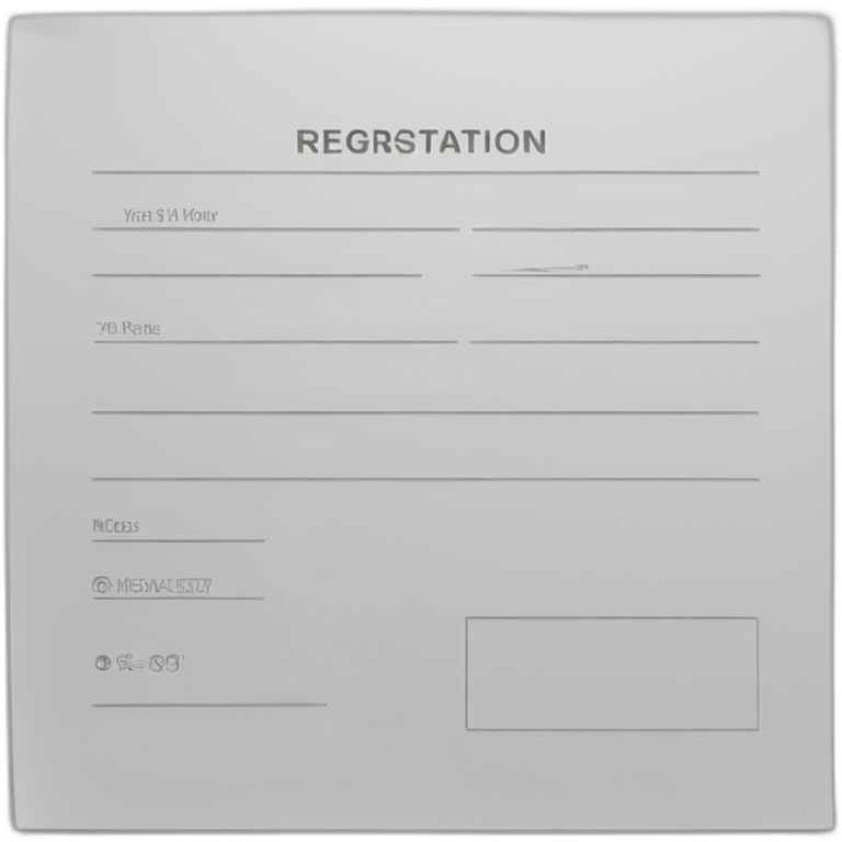 Registration form emoji