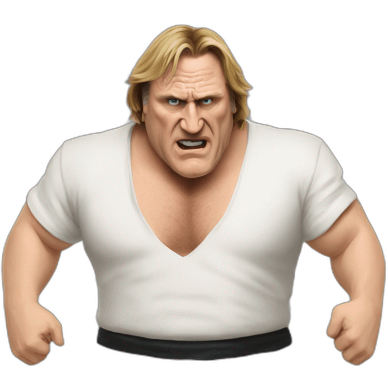 Gerard Depardieu fight emoji