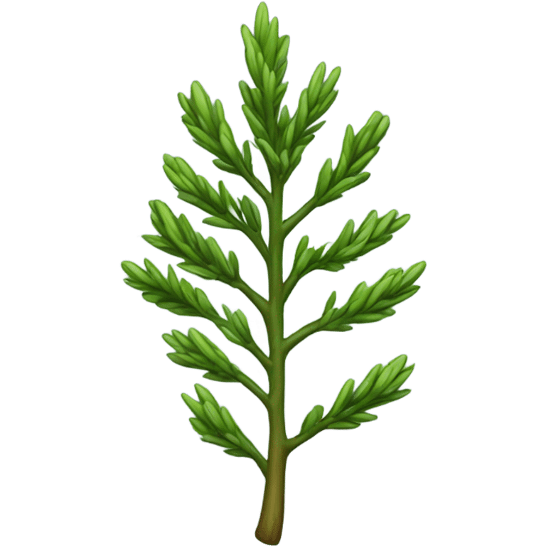 a young cypress branch emoji