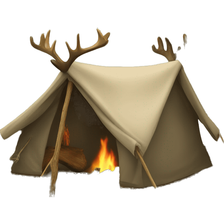 Deer camp emoji