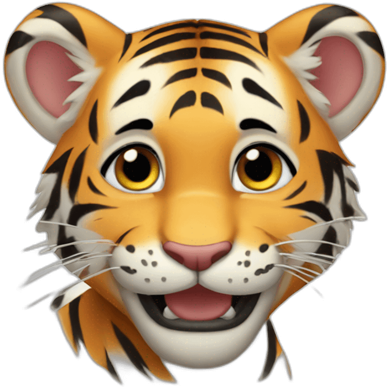 tiger cub smile emoji