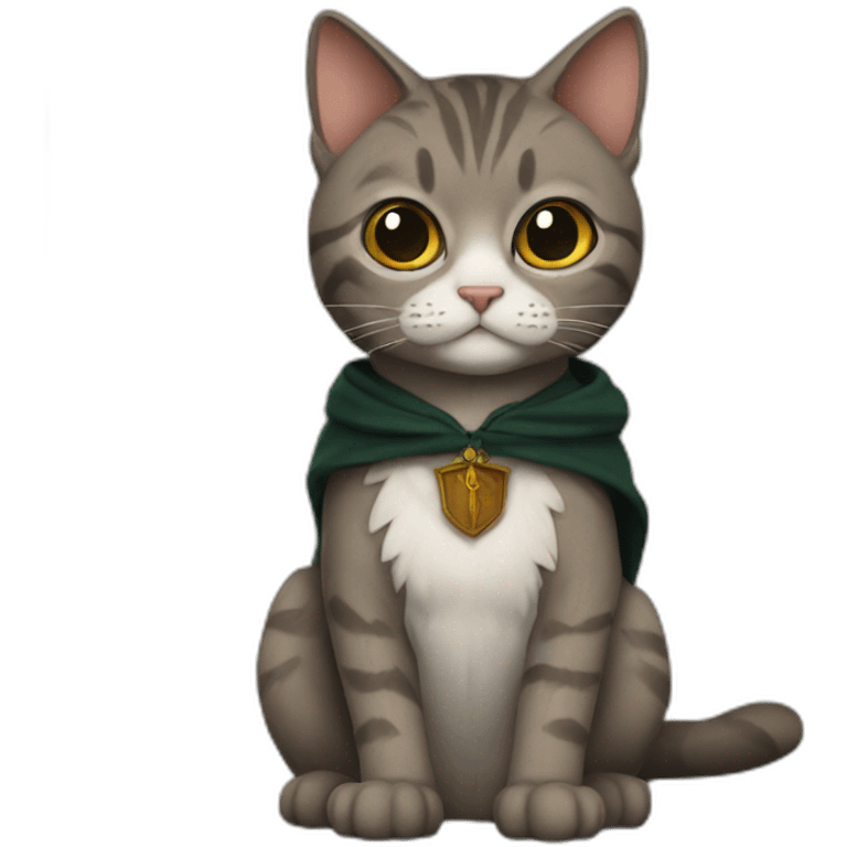 cat in a harry potter costume emoji