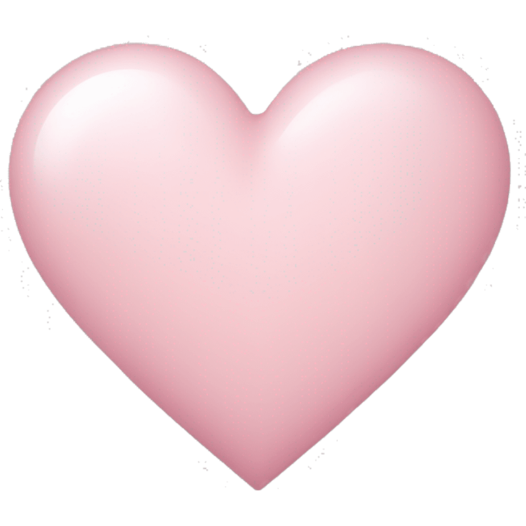 light pink heart  emoji