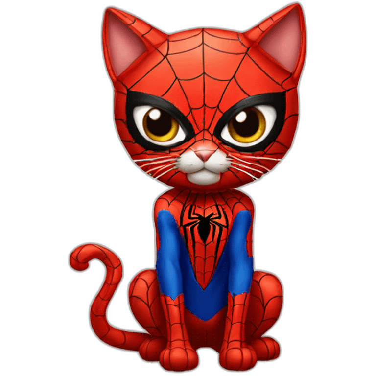 spider man cat emoji