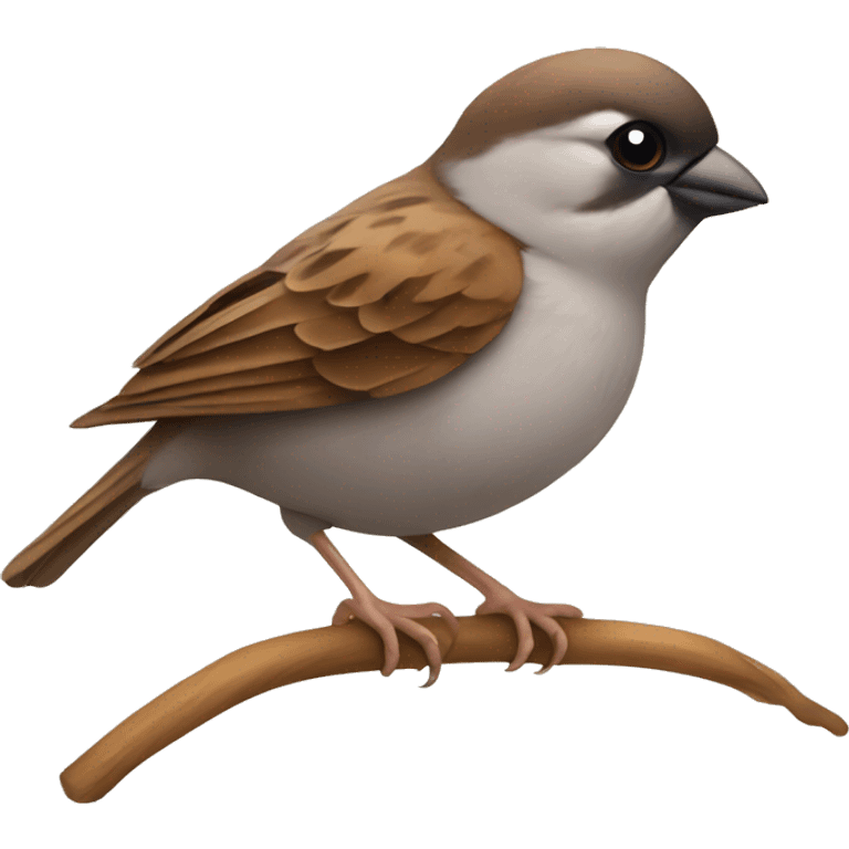 small cute sparrow  emoji