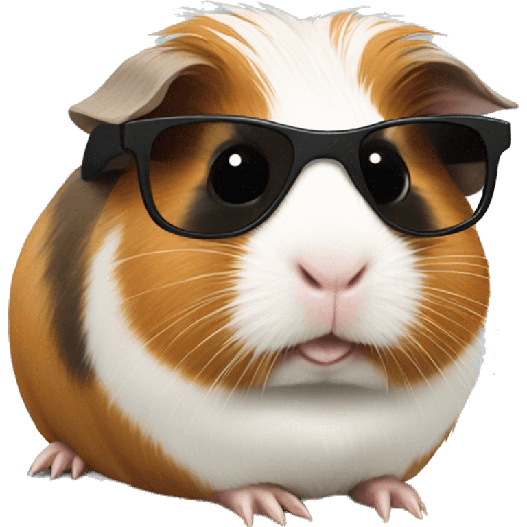 Guinea pig with sunglasses  emoji