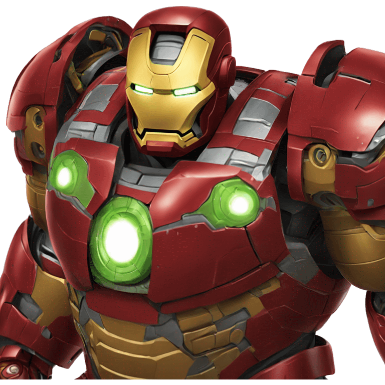 Iron man hulk buster suit  emoji