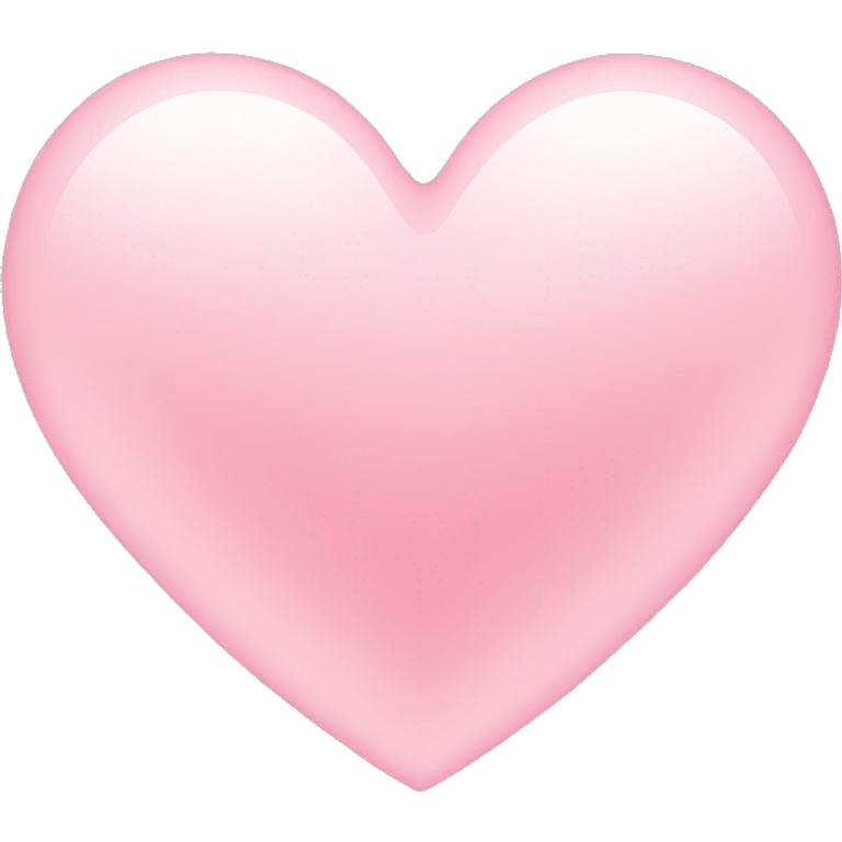 light pink heart  emoji