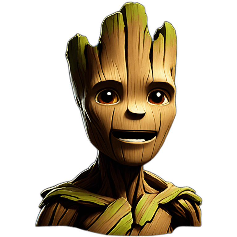 Groot fire emoji