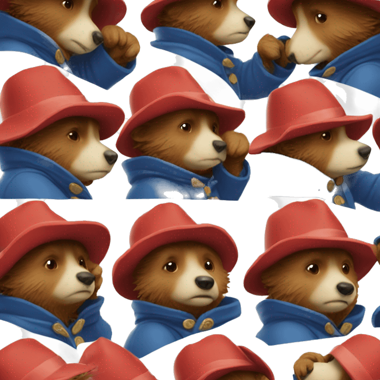 Paddington kisses emoji