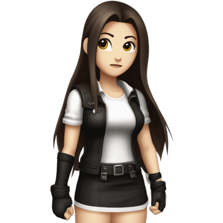 tifa from final fantasy vii emoji