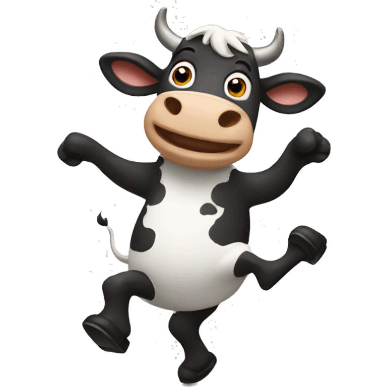 dancing cows emoji