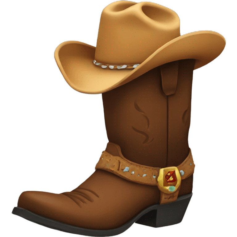 cowboy boot emoji