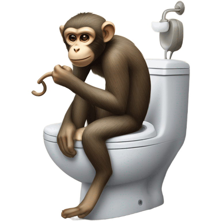 Monkey flushing toilet emoji