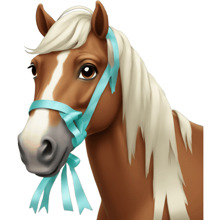 Horse With ribbon  emoji