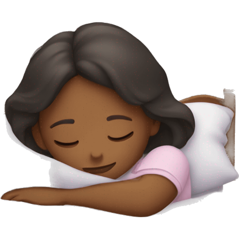 Girl sleeping emoji