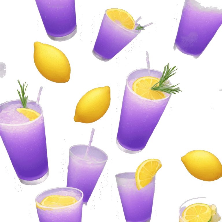 Lavender drink emoji