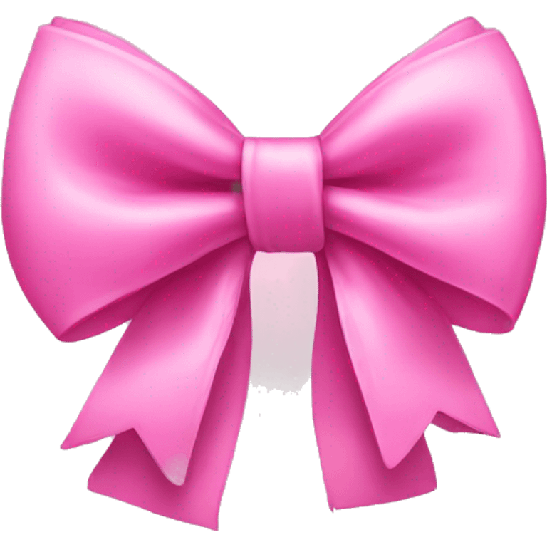 Pink bow emoji