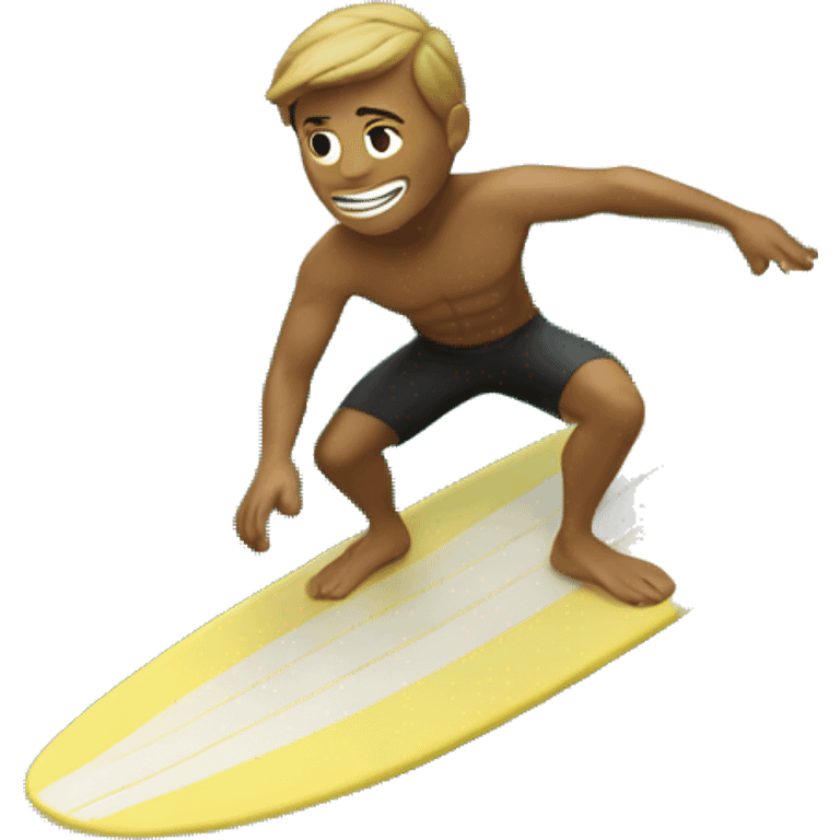 Surfer on wave emoji