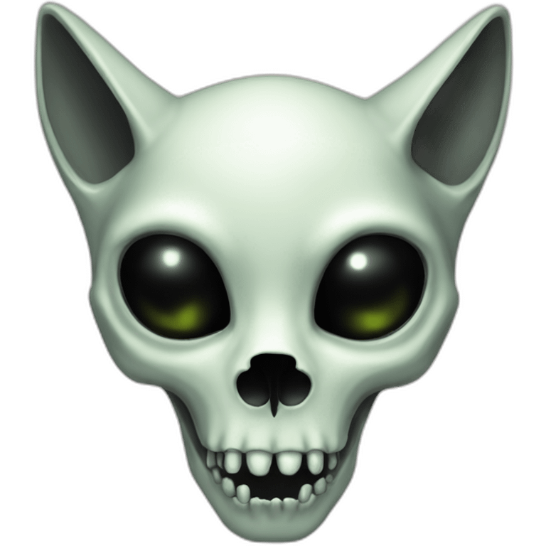 Alien cat skull emoji