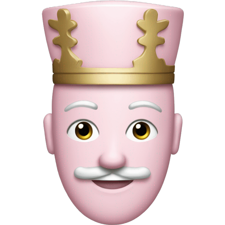 Light pink nutcracker emoji