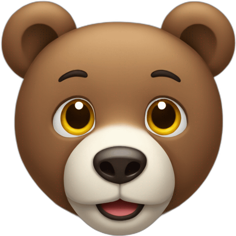 Peluche de oso emoji