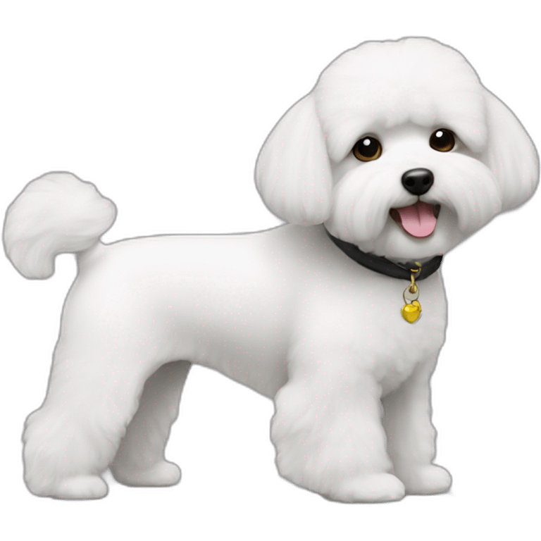 Bichon havanais black emoji