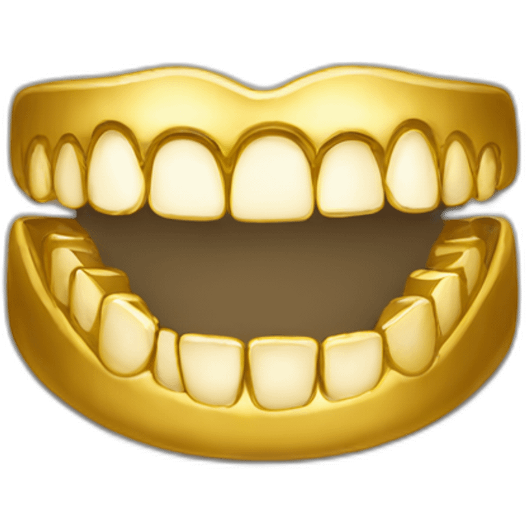 gold grillz emoji